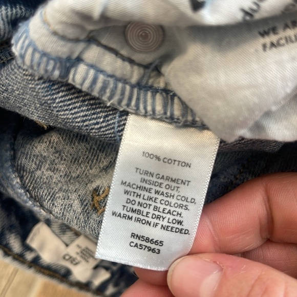 BP. Womens Acid Wash High Rise Straight Leg Jeans Size 24 - Picture 6 of 10